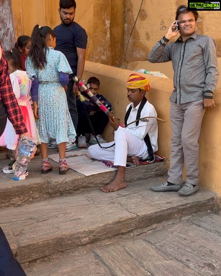 Sangeetha Bhat Instagram - Amer Fort – the melting pot of Rajasthan's heritage, art and architecture….. Jaipur Part 2 Swipe<> #sangeethabhat #sangeethabhatsudarshan #sudarshanrangaprasad #amerfort #amberfort #jaipur #rajasthan @sudarshan_rangaprasad ♥️ Amber Fort, Pink City, Rajastan