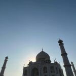 Sangeetha Bhat Instagram - ”Not a piece of architecture, as other buildings are, but the proud passions of an emperor’s love wrought in living stones.”…. Taj Mahal…..♥️ Agra part 4 Swipw<> @sudarshan_rangaprasad @sangeetha_bhat #sangeethabhat #sangeethabhatsudarshan #sangeethabhattravels #tajmahal #sudarshanrangaprasad #incredibleindia Tajmahal