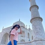 Sangeetha Bhat Instagram – ”Not a piece of architecture, as other buildings are, but the proud passions of an emperor’s love wrought in living stones.”….
Taj Mahal…..♥️
Agra part 4 Swipw<<>>
@sudarshan_rangaprasad @sangeetha_bhat 
#sangeethabhat #sangeethabhatsudarshan #sangeethabhattravels #tajmahal #sudarshanrangaprasad #incredibleindia Tajmahal