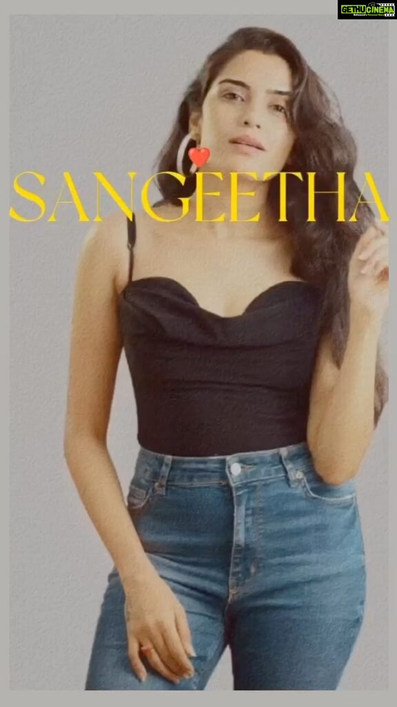 Sangeetha Bhat Instagram - Thank you for this edit @santhoshgowdaa_ loved it❤️ #sangeethabhat #sangeethabhatsudarshan #vilambaraidaiveli #trendingvilambaraidaivelai Bangalore, India