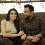 Sangeetha Bhat Instagram - "The best thing to hold onto in life is each other." –Audrey Hepburn @sudarshan_rangaprasad love you😘 @silverscreen6123 @bhagya__siddappa and team thanks a lot for the wonderful experience at your chat show and for these memorable moments captured through the lens of talented people…. We had so much fun 🤩 best wishes to @silverscreen6123 more power to @bhagya__siddappa and team rock it girls💪💪 #gratitude #sangeethabhat #sangeethabhatsudarshan #sudarshanrangaprasad #thandav #bhagyalakshmi #colorskannada ASE Restro Bar