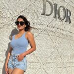 Saniya Iyappan Instagram – Fashion meets Culinary 🫰🏻 Nammos Dubai