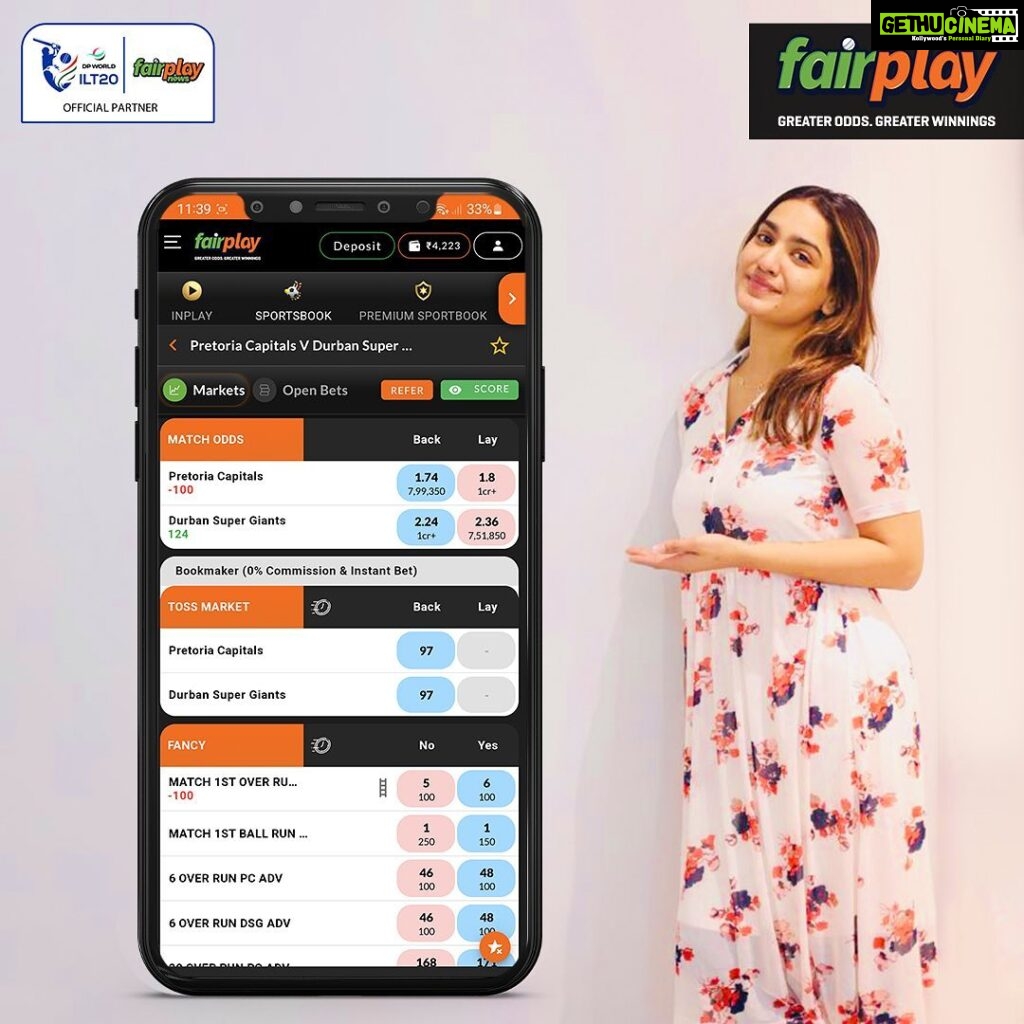 Saniya Iyappan Instagram - Use my AFFILIATE CODE SANI300 for a 300% deposit bonus on India’s best certified betting exchange- FairPlay! 🎁 BEST ODDS in the market! Greater odds = Greater winnings! 🎁 Upto 9% redeposit bonus & 3% kickback bonus! ⬆️ profits, ⬇️ losses! 🎁 30+ PREMIUM sports like cricket, football, tennis & more! 🏅 🎁 Live cards & casino games like Teen Patti, Poker, Blackjack and more! 🎁 Free INSTANT withdrawals 24*7 within 5 mins💸💸 Bet NOW & WIN BIG! 💰💰 #fairplayindia #fairplay #betnow #winbig #cashprize #playforcash #bigmoney #bigprofits #bettingexchange #certifiedbettingexchange #sportsbetting #livecasino #indiancardgamesonline #playnowwinbig #wincash #onlinesportsbetting #cricketlovers #cricket #football #tennis #premiumsports #fairplaybetting #bestodds #luckywinners #cashcontest #playsafe #1 #bestbettingexchange #mosttrusted