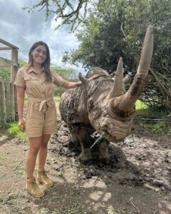 Saniya Iyappan Instagram - Animal whisperer in training- Kenya edition! Swipe through to see the wildness that I witnessed…