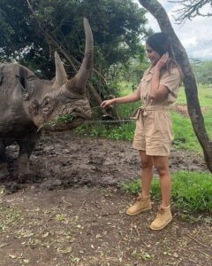 Saniya Iyappan Instagram - Animal whisperer in training- Kenya edition! Swipe through to see the wildness that I witnessed…