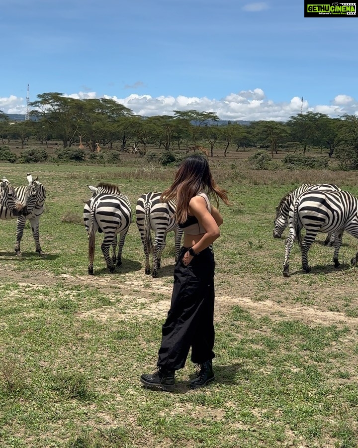 Saniya Iyappan Instagram - Animal whisperer in training- Kenya edition! Swipe through to see the wildness that I witnessed… Kenya, Africa