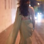 Sanjana Anand Instagram - On a night like this, you can't help but feel alive ♥️✨ . . . Pc : @suhas_sapthagiri Wearing : @nineonine_designstudio Mua : @rashmi_makeover_artistry
