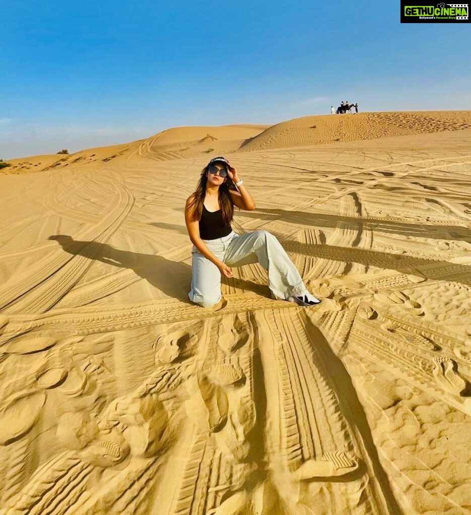 Sanjana Anand Instagram - Attachment1📎 : Dubai ✈️ Dubai Safari Dessert