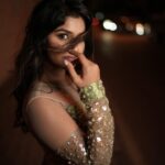 Sanjana Anand Instagram - Wild Thoughts🌪️ Pc: @suhas_sapthagiri Wearing : @nineonine_designstudio Mua : @rashmi_makeover_artistry