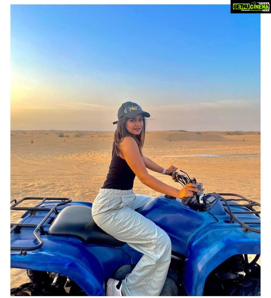 Sanjana Anand Instagram - Attachment1📎 : Dubai ✈️ Dubai Safari Dessert