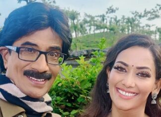 Sanjana Singh Instagram - I was deeply saddened to hear about the passing of Manobala sir, a talented and beloved member of the entertainment industry. Manobala sir was a true icon in the world of film and television, and his contributions to the industry will always be remembered. He brought joy and laughter to countless audiences throughout his career, and his presence on and off screen will be sorely missed. I am in deep pain and grief that working with him in my career has ended so soon. May the memories of him bring us comfort and strength in the days ahead. @manobalammahadevan