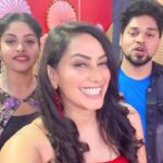 Sanjana Singh Instagram - Very very happy birthday to @adithyatv Thank you so much for inviting me I really had a great time at Adithya Tv @vjvicky_official @mahalakshmi_gunasekaran