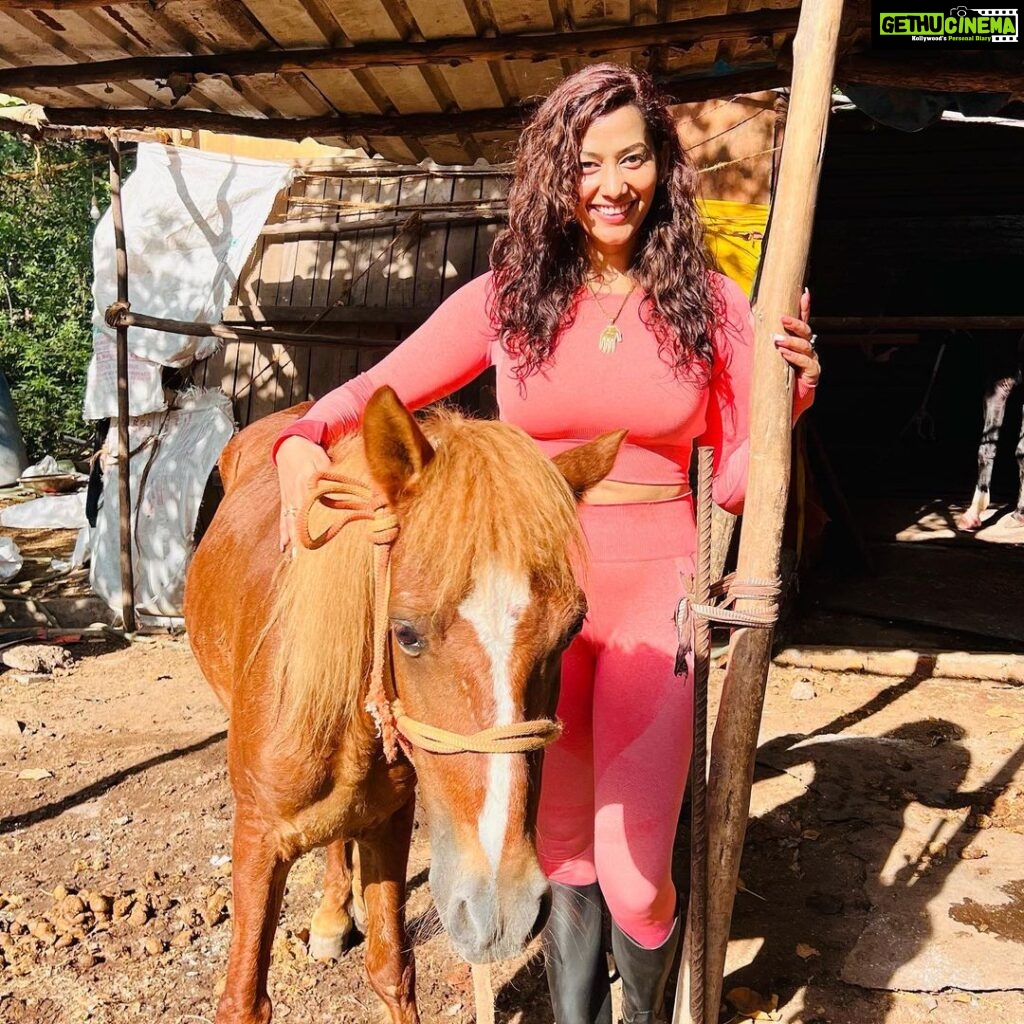 Sanjana Singh Instagram - Horseback riding was the closest I ever came to dreaming while perfectly awake, so strong was the sensation that being with a horse was my kind of heaven. ( @iamelaelavarasan I am immensely grateful for the extraordinary horse riding class you provided. Your expertise, guidance, and passion created an unforgettable experience. Thank you for sharing your knowledge, nurturing our skills, and igniting a deep appreciation for the art of equestrianism. Your dedication and care in teaching left an indelible mark, and I am truly thankful for the incredible journey you led us on. ) Chennai, India