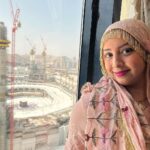 Sanjjanaa Instagram - It was such a beautiful feeling to be performing Umrah with my family . My stay was organised by @cosmictours … I was professionally mentored by Mr . Ibrahim ji @mufazzal.cosmic … follow them & book all ur international tours with them . it was my sons very first birthday on may 19th , and what better way to celebrate it that perform “Umrah” on his birthday & thank Allah for all the small & big eternal happiness & peace we are blessed with . The view from my room is very precious , it’s told that when the royalties of the world travel to Mecca they are offered with such a Room & view , on the top most floors in the Haram , it was so convenient for me to perform namaz 6 times a day from my room with this wonderful view towards Kaba - Shareef , Though this was my first trip and my very first “ Umrah “ I stayed here for four days and three nights in Mecca .. I took this opportunity to perform my very first “Umrah” followed by my 2nd “Umrah” too very systematically following and respecting every rule in the Islamic tradition heart fully … I took this opportunity to pray for not just my known people but for every one in the world in immense pain , worries … & stress . More love and positive energy to all .. from Mecca . Releasing complete detailed videos of my umrah on YouTube … look for “sanjugalrani” on YouTube & subscribe now . Mecca, Saudi Arabia