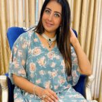 Sanjjanaa Instagram - Completely in love with the launch of the new series of celebration wear maternity friendly clothing from My brand @houseofzelena ❤️ After speaking to so many moms on prepartum pressure & postpartum depression … we decided to launch a series to motivate all women to celebrate Motherhood in style than rather look exhausted and depressed in your journey of bringing your little one home ,… PS - These super Stylish gowns can be flaunted by all women of all age ❤️ Jewellry styled by @iyra_designstudio , M & H by @ss_makeover_by_suha , Make up products by @official_dermacol_india Karnataka, Bangalore