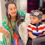 Sanjjanaa Instagram - @shifascollection.com_ lovely dress ❤️ Make up products by @official_dermacol_india Lovely remote control kids car by - @lokeshbhansali1983 Lokeshbhansali1983@gmail.com - contact and order your car now . Karnataka, Bangalore