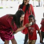 Sanjjanaa Instagram - Beautiful moments from yesterdays get together of @sanjjanaafoundation #sanjjanaagalranifoundation supporting these wonderful orphan kids from #yuktafoundation . I must say that Fun World is one of the finest and most convenient holiday location it is right in the centre of the city in #nammabengaluru … and every thing is so economically well priced .. it’s a very well maintained theme park with very good hygiene levels with their water rides as well . taking this lovely kids there and entertaining them just enlightened my entire New Year. I hope my new year 2023 is filled with such meaningful happy moments which melt my heart . #sgf #SanjjanaaGalraniFoundation #princealarik #sanjjanaafoundation #nonprofitorganization #ngo #banglorecity #kannadaactresses #teluguactress #charityforlife Outfit from @momzjoy @cakes_confetti_by_sangeetha @goldenpearl.events thank you for your support and Coordination. @sachinnanjegowda.official 🎥 thanx for the lovely pics . Karnataka, Bangalore