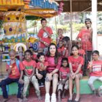 Sanjjanaa Instagram - Beautiful moments from yesterdays get together of @sanjjanaafoundation #sanjjanaagalranifoundation supporting these wonderful orphan kids from #yuktafoundation . I must say that Fun World is one of the finest and most convenient holiday location it is right in the centre of the city in #nammabengaluru … and every thing is so economically well priced .. it’s a very well maintained theme park with very good hygiene levels with their water rides as well . taking this lovely kids there and entertaining them just enlightened my entire New Year. I hope my new year 2023 is filled with such meaningful happy moments which melt my heart . #sgf #SanjjanaaGalraniFoundation #princealarik #sanjjanaafoundation #nonprofitorganization #ngo #banglorecity #kannadaactresses #teluguactress #charityforlife Outfit from @momzjoy @cakes_confetti_by_sangeetha @goldenpearl.events thank you for your support and Coordination. @sachinnanjegowda.official 🎥 thanx for the lovely pics . Karnataka, Bangalore