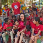 Sanjjanaa Instagram – Beautiful moments from yesterdays get together of @sanjjanaafoundation #sanjjanaagalranifoundation supporting these wonderful orphan kids from #yuktafoundation . 

I must say that Fun World is one of the finest and most convenient holiday location it is right in the centre of the city in #nammabengaluru … and every thing is so economically well priced .. it’s a very well maintained theme park with very good hygiene levels with their water rides as well . 

taking this lovely kids there and entertaining them just enlightened my entire New Year. I hope my new year 2023 is filled with such meaningful happy moments which melt my heart . 

#sgf #SanjjanaaGalraniFoundation #princealarik #sanjjanaafoundation #nonprofitorganization #ngo #banglorecity #kannadaactresses #teluguactress #charityforlife 

Outfit from @momzjoy 
@cakes_confetti_by_sangeetha 

@goldenpearl.events thank you for your support and Coordination. 
@sachinnanjegowda.official 🎥 thanx for the lovely pics . Karnataka, Bangalore