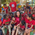 Sanjjanaa Instagram - Beautiful moments from yesterdays get together of @sanjjanaafoundation #sanjjanaagalranifoundation supporting these wonderful orphan kids from #yuktafoundation . I must say that Fun World is one of the finest and most convenient holiday location it is right in the centre of the city in #nammabengaluru … and every thing is so economically well priced .. it’s a very well maintained theme park with very good hygiene levels with their water rides as well . taking this lovely kids there and entertaining them just enlightened my entire New Year. I hope my new year 2023 is filled with such meaningful happy moments which melt my heart . #sgf #SanjjanaaGalraniFoundation #princealarik #sanjjanaafoundation #nonprofitorganization #ngo #banglorecity #kannadaactresses #teluguactress #charityforlife Outfit from @momzjoy @cakes_confetti_by_sangeetha @goldenpearl.events thank you for your support and Coordination. @sachinnanjegowda.official 🎥 thanx for the lovely pics . Karnataka, Bangalore