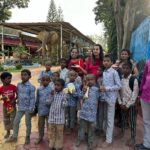 Sanjjanaa Instagram - Beautiful moments from yesterdays get together of @sanjjanaafoundation #sanjjanaagalranifoundation supporting these wonderful orphan kids from #yuktafoundation . I must say that Fun World is one of the finest and most convenient holiday location it is right in the centre of the city in #nammabengaluru … and every thing is so economically well priced .. it’s a very well maintained theme park with very good hygiene levels with their water rides as well . taking this lovely kids there and entertaining them just enlightened my entire New Year. I hope my new year 2023 is filled with such meaningful happy moments which melt my heart . #sgf #SanjjanaaGalraniFoundation #princealarik #sanjjanaafoundation #nonprofitorganization #ngo #banglorecity #kannadaactresses #teluguactress #charityforlife Outfit from @momzjoy @cakes_confetti_by_sangeetha @goldenpearl.events thank you for your support and Coordination. @sachinnanjegowda.official 🎥 thanx for the lovely pics . Karnataka, Bangalore