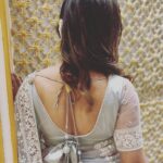 Sanjjanaa Instagram - I completely enjoyed wearing this beautiful designer wear saree from @banaras_gallery_hyd & my beautiful designer blouse was designed by miss Rashmi from @iyra_designstudio , Beautiful hair & make up by @ss_makeover_by_suha . #sanjjanaa #sanjanagalrani #alarikpasha #sanjana #sanjjanaagalrani #huggies #pampers #indianactress #princealarik #indianmom #indiankids #indiankidswear #actressmomhustle Karnataka, Bangalore