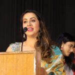 Sanjjanaa Instagram - So I happened to travel to Chennai yesterday for just 10 hours to be the guest of honour at this particular event ❤️ It was wonderful to be hustling a quick visit … for audio release of the tamil version of #cottonpetegate , produced by R . S productions . Directed by y Rajkumar , Wishing debutant @venugopal a all the very best … Saree & designer blouse by @iyra_designstudio , Hair & make up by @ckkumaravel ‘s @nails.n.beyond ❤️ Karnataka, Bangalore