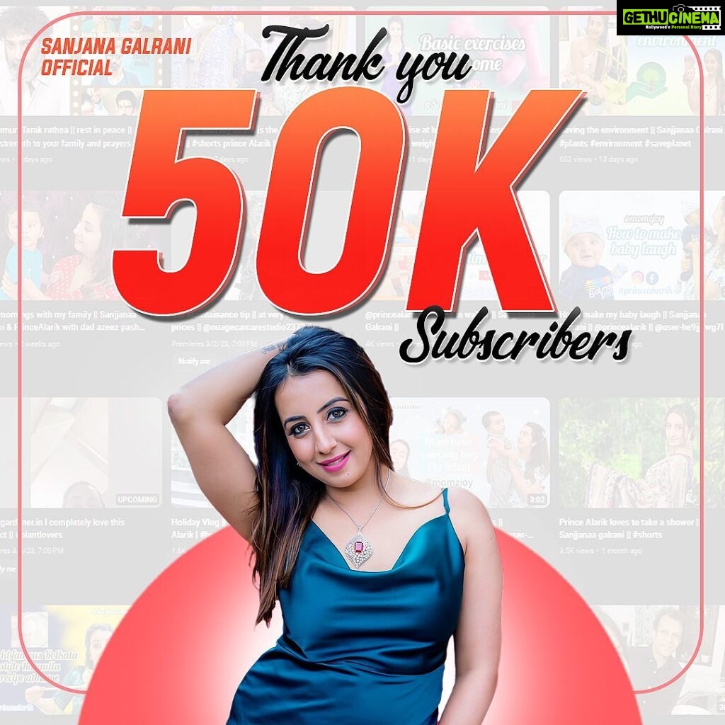 Sanjjanaa Instagram - I started my @youtube officially just less then a year ago .. it’s been lot of consistency & hard work that has made us reach a small bench mark of 50,000 subscribers all by my self . And it has been hard , starting Facebook & insta years ago , ruling the roost in my own capacity and starting being a @youtubecreatorsindia with 0 followers with much humility ,it’s a very hard situation to adopt into . but no complaints , we keep evolving each day putting in our best step fwd … follow us on @youtube too and shower your love to us .. thanx for all your support and love so far . Bangalore, India