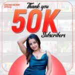 Sanjjanaa Instagram - I started my @youtube officially just less then a year ago .. it’s been lot of consistency & hard work that has made us reach a small bench mark of 50,000 subscribers all by my self . And it has been hard , starting Facebook & insta years ago , ruling the roost in my own capacity and starting being a @youtubecreatorsindia with 0 followers with much humility ,it’s a very hard situation to adopt into . but no complaints , we keep evolving each day putting in our best step fwd … follow us on @youtube too and shower your love to us .. thanx for all your support and love so far . Bangalore, India