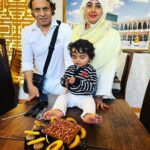 Sanjjanaa Instagram - Here we are wishing my Most favourite & ur @princealarik ‘s Most favourite person a very happy Father’s Day … thank u to be such a active parent in the journey of parenting Dr.Azeez sir . ❤️❤️❤️ 🧿🧿🧿🧿🧿 Karnataka, Bangalore