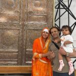 Sanjjanaa Instagram - It was a very beautiful time that we spent in the holy place #mecca , celebrating my first your birthday with mom @sanjjanaagalrani & dad … so we visited the factory where the cloth which is Manufactured and changed every year .. on the holy kaba is made . it was a blessing for us that my first birthday was arranged so well by @mufazzal_cosmic ❤️ Ibrahim ji … thank you for the 😍 experience. We will always remember you in our prayers. - @princealarik . Mecca, Saudi Arabia