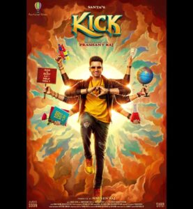 Santhanam Instagram - Happy Vinayakar Chathurthi everyone 😊 

Here is the first look of my next #SANTA15, titled #KICK 💥
🙏🏻😊

#KickFirstLook #SantasKick  @iam_prashantraj @hope.tanya @rraginidwivedi #ArjunJanya @naveyuvaraj #FortuneFilms #ProductionNo10 @johnsoncinepro #Santhanam15 #TamilCinema #Kollywood #Prashantraj