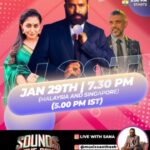 Santhosh Narayanan Instagram – The Creator of Kabali, Kaala, Bairava, Jigarthanda, and many more Extraordinary Music, The People’s Artist ” Santhosh Narayanan” SaNa joining our Insta LIVE.

JOIN US TO CHAT AND HAVE AN UP CLOSE WITH SANA ❤️ on 

29th Jan 2023 (Sun)
7.30 PM – MAL / SING
5.00 PM – IND

On @reacch.asia Insta ID

Moderated by : 
@moonnila5 
@aanantha_rajaram

State Tuned ! @musicsanthosh

Still haven’t get your tickets for “Sounds of The South”

Grab your tickets now on http://t2u.asia/e/29850 !

@astroulagam  @raaga.my @minnalfm_malaysia @mannin_mainthan_malaysia @varnammalaysia @vanakkammalaysiadotcom @filmviews_ @vimarsagan_media @tazhalmedia @vaagaai_media_malaysia @mku_malaysia_kalai_ulagam @taakaleestudio @galattadotcom @indiaglitz_tamil @behindwoodsofficial @tamilmalardaily @themakkalosaiofficial @freemalaysiatoday @worldofbuzz @thestaronline @nstonline @_mediacorp_ @bernamaofficial @desamtvmalaysia @thesundaily @nambikkaionline @tubelight_dot_com @filmviews_ @santhosh_narayanan_fans_club @santhoshnarayananpage

#SOS2023 #SaNa #SanthoshNarayanan #concert #axiataarena #reacch #tamil #gaana #melody #folk #rock #Malaysia #Nerupuda 🔥