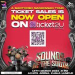 Santhosh Narayanan Instagram - It begins now !! Ticket sales now open. Link in Bio. 🥁🥁