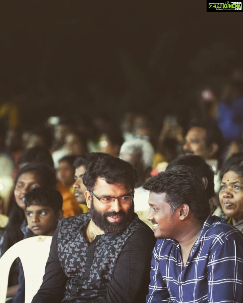 Santhosh Narayanan Instagram - With Pariyerum Perumal B.A.B.L mela oru kodu