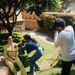 Sanya Malhotra Instagram - 💚💚💚 BTS from the trailer launch #KathalOnNetflix JW Marriott Mumbai Juhu
