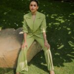 Sanya Malhotra Instagram - 💚💚💚 BTS from the trailer launch #KathalOnNetflix JW Marriott Mumbai Juhu
