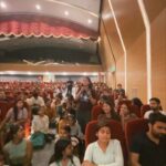 Sanya Malhotra Instagram - 💚I’m back in my home ground; Delhi and all set to promote my upcoming film Kathal 💚 Feels extremely nostalgic coming back to the DU Campus; interacting with the dramatic club; unveiling my films teaser and even performing on the SRCC stage! As I begin the countdown to the release of this very special film , I seek blessings and also hope that you guys enjoy this film as much as I enjoyed shooting it. 29 days to go Kathal releasing on Netflix on 19th May 💖🥰💚