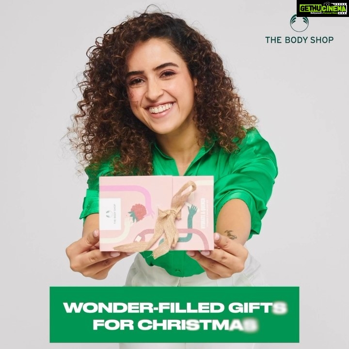 Sanya Malhotra Instagram - Body-loving treats in festive fragrances? Yes please! I am gift ready with @thebodyshopindia’s new Seasonal Special Gifts, are you? Indulge your loved ones in the Christmassy Vegan gifts and make their holiday season worthwhile. 💖🥰🎄 #TheBodyShopIndia #TBSIndia #TBSGifting #VeganBeauty #CrueltyFree #ad