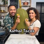 Sanya Malhotra Instagram - Must try recipe of KATHAL 🌮 at home! Don't forget to make this recipe and enjoy the movie KATHAL which comes to Netflix on May 19th! Dost @sanyamalhotra_ will not only make you smile and giggle but will leave you with a great message too! Chalooooo let's find and cook this #Delishaaas Kathal taco. . . #kathal #jackfruit #recipe #movies #tacos #tacotuesday