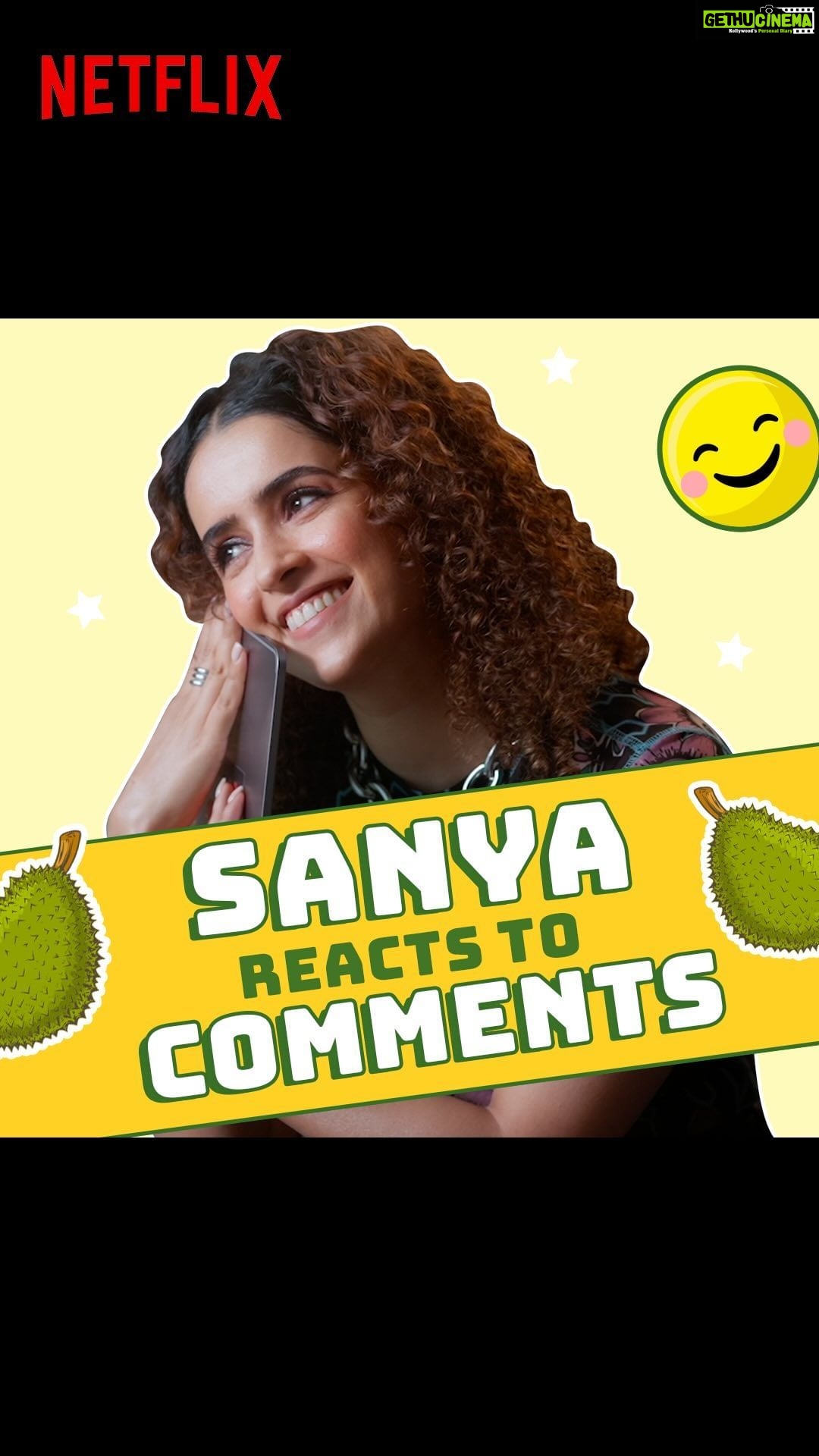 Sanya Malhotra Instagram - Roses are red, Kathal is a fruit, Even while reading mean comments, @sanyamalhotra_ looks cute 🥰 #Kathal, releasing 19th May, only on Netflix. @anantvjoshi @yashowardhanm @guneetmonga @ektarkapoor @achinjain20 @shobha9168 @ruchikaakapoor @ashokmishraa40 @vijayraazofficial @rajpalofficial @imsarafneha @guchagurpal @netflix_in @Sikhya @balajimotionpictures #BalajiMotionPictures @zeemusiccompany