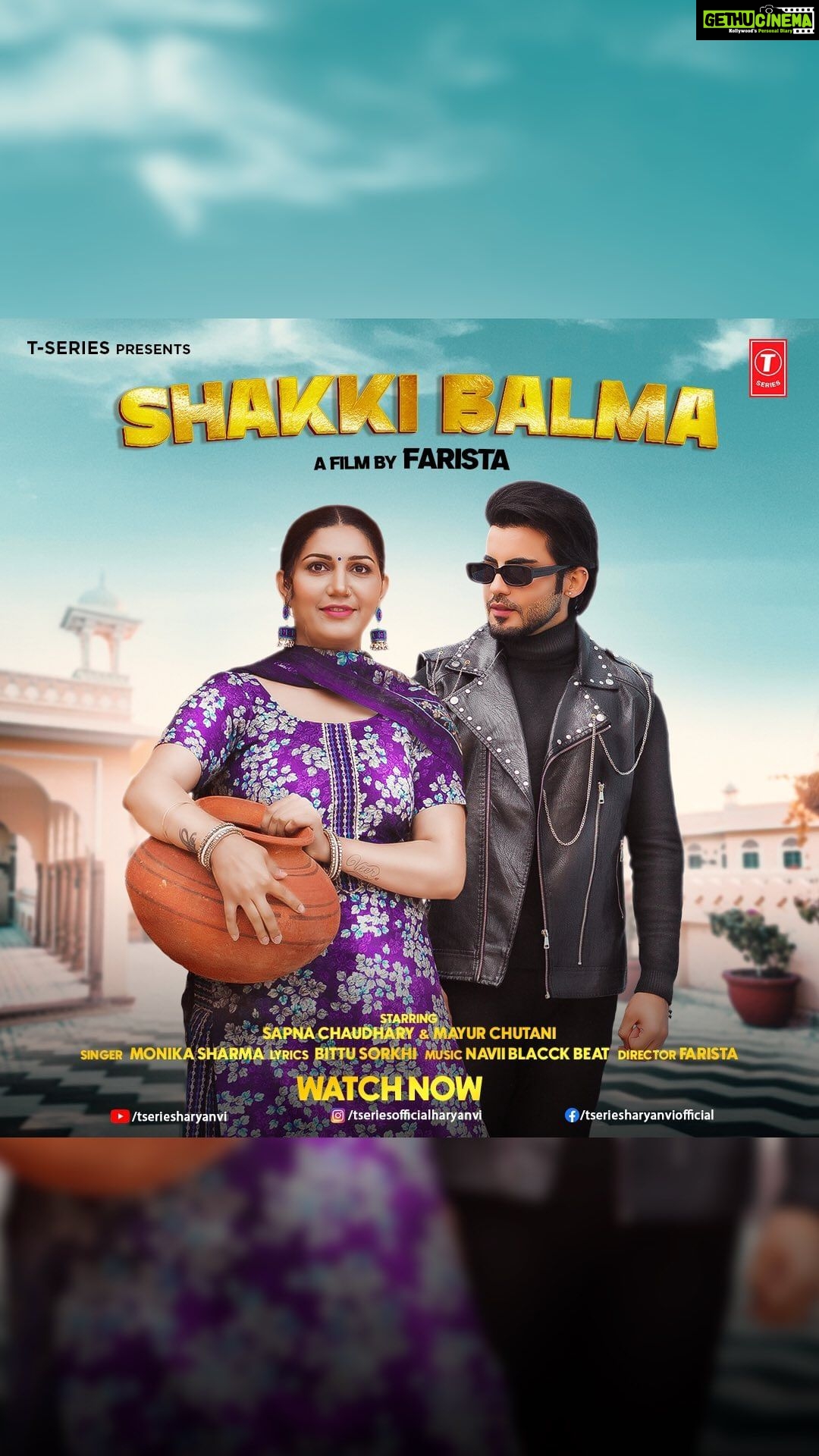 Sapna Choudhary Instagram - Turn up the volume and let @itssapnachoudhary’s #ShakkiBalma sweep you off your feet. Get ready to be smitten by her irresistible charm!😍💕 @mayurchutani @monikasharma_official @officialbittusorkhi #Farista @musicnavii #sapnachaudhary #HaryanviSong #Tseries