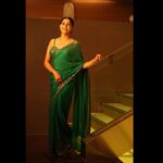 Sapna Choudhary Instagram - Channeling my Inner Goddess 💚 Outfit : @sahilfashionbazar Mua : @rimjhimraimakeup Capture by : @adnan.a.abbas #IIFA #IIFONYAS #YasIsLand #VisitAbuDhabi #Nexa #Sobharealty #EaseMyTrip @iifa @yasisland @easemytrip @sobharealty