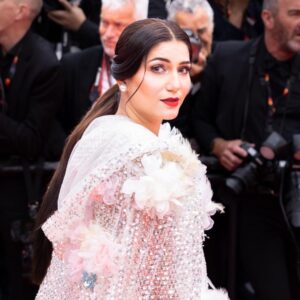 Sapna Choudhary Instagram - Here’s the second look of Red Carpet! 
“Moments that will last a lifetime” ✨

👗: @rubyfang_official 
💃🏼: @itssapnachoudhary 
💄: @achal_the_creative_artist 

#CannesFilmFestival2023 #Cannes2023 #RedCarpet #festivaldecannes
