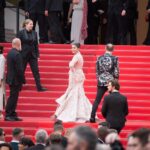 Sapna Choudhary Instagram - Debut at Cannes’2023 ✨ Dreams really do come true. It's been a long journey full of sweat, sacrifice, and determination, but it's all worth it. Thank you to everyone who made this possible. ♥️ Also, I am absolutely thrilled to have walked the red carpet in collaboration with @airfrance. Outfit : @bharti_aashna_official Styling: @itssapnachoudhary Mua: @achal_the_creative_artist #CannesFilmFestival2023 #Cannes2023 #CannesRedCarpet #RedCarpet #airfrance