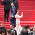 Sapna Choudhary Instagram - Debut at Cannes’2023 ✨ Dreams really do come true. It's been a long journey full of sweat, sacrifice, and determination, but it's all worth it. Thank you to everyone who made this possible. ♥️ Also, I am absolutely thrilled to have walked the red carpet in collaboration with @airfrance. Outfit : @bharti_aashna_official Styling: @itssapnachoudhary Mua: @achal_the_creative_artist #CannesFilmFestival2023 #Cannes2023 #CannesRedCarpet #RedCarpet #airfrance