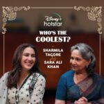 Sara Ali Khan Instagram - How much talent is too much talent? Don’t miss the full video on our YouTube Channel #GulmoharOnHotstar Now Streaming & #GaslightOnHotstar streaming from 31st March #SharmilaTagore @saraalikhan95 @rahulchittella @starstudios @chalkboardentertainment