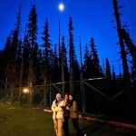 Sara Ali Khan Instagram - Hello Full Moon Phase 🌕💫✨🙏🏻 Snow-clad mountains 🏔️ with sunny rays 🌄 Sitting by the fire 💁🏻‍♀️enjoying the flame 🔥 the haze 🌌 Nights are warm, sun-kissed swim in the days 🏊‍♀️ Phones been off this week so time to hear what sara says 🗣️🙊 #purnima #fullmoon