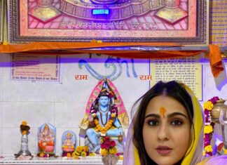 Sara Ali Khan Instagram - Jai Bholenath 🕉️🙏🏻🔱❤️ #mahashivratri #harharmahadev