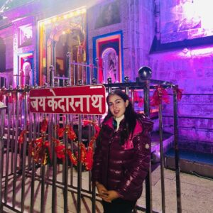 Sara Ali Khan Instagram - Jai Bholenath 🕉️🙏🏻🔱❤️
#mahashivratri #harharmahadev